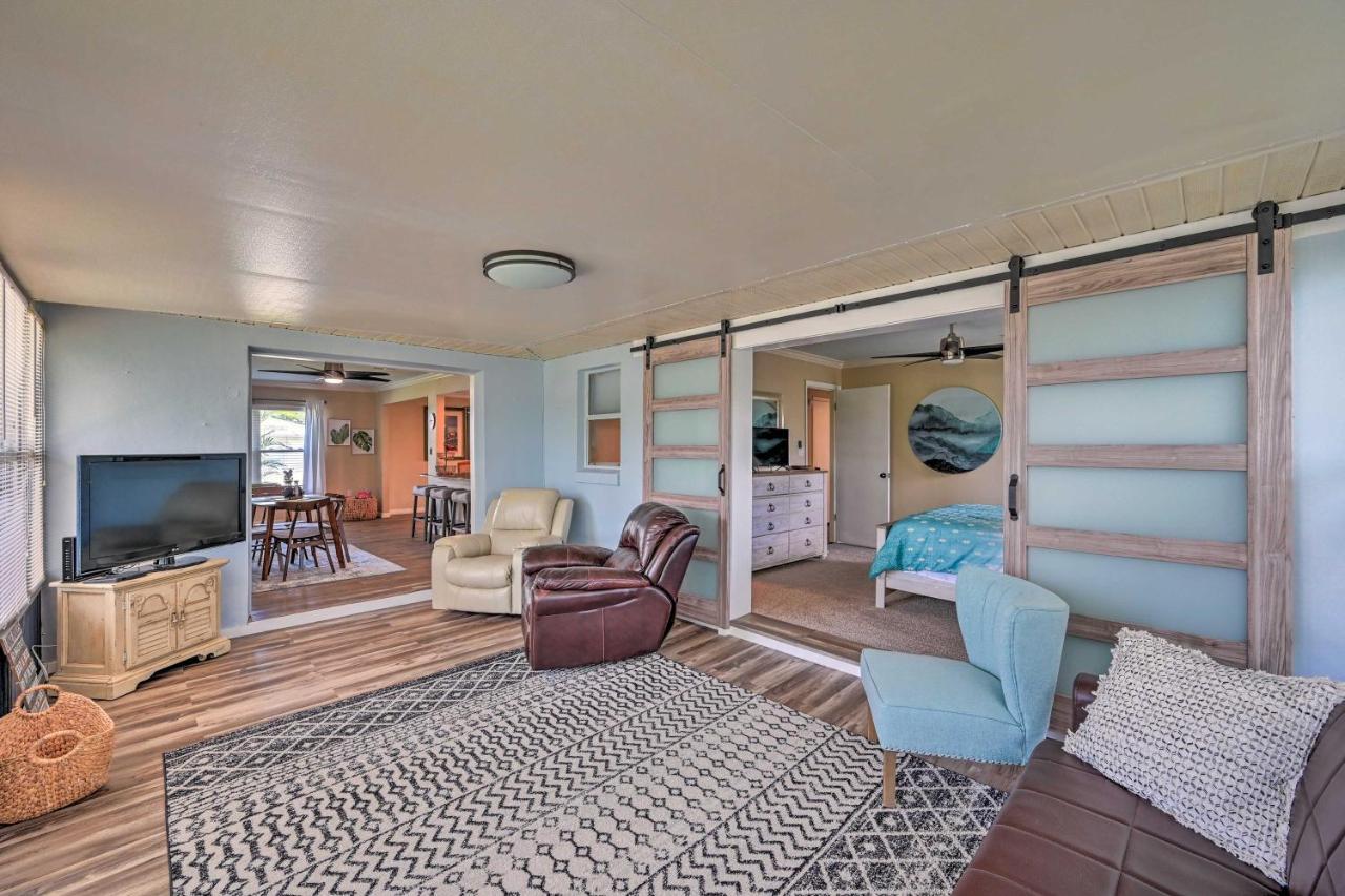 Waterfront Lake Placid Escape With Dock And Lanai Exterior photo