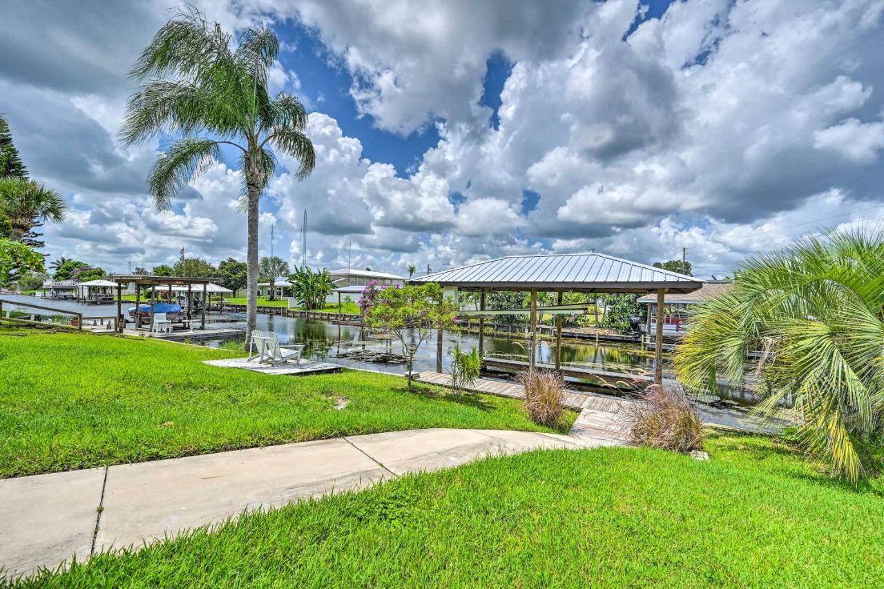 Waterfront Lake Placid Escape With Dock And Lanai Exterior photo
